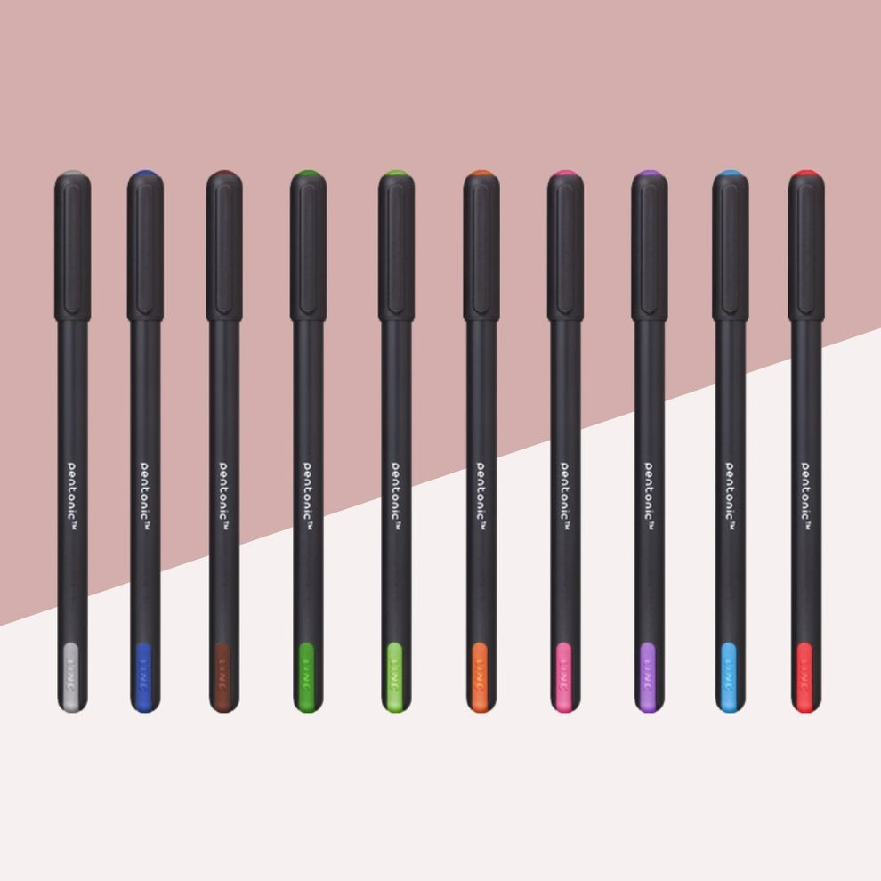 Linc Pentonic Multi Ink Colour Ball Pens - Multicolour (Pack of 10) Image 3
