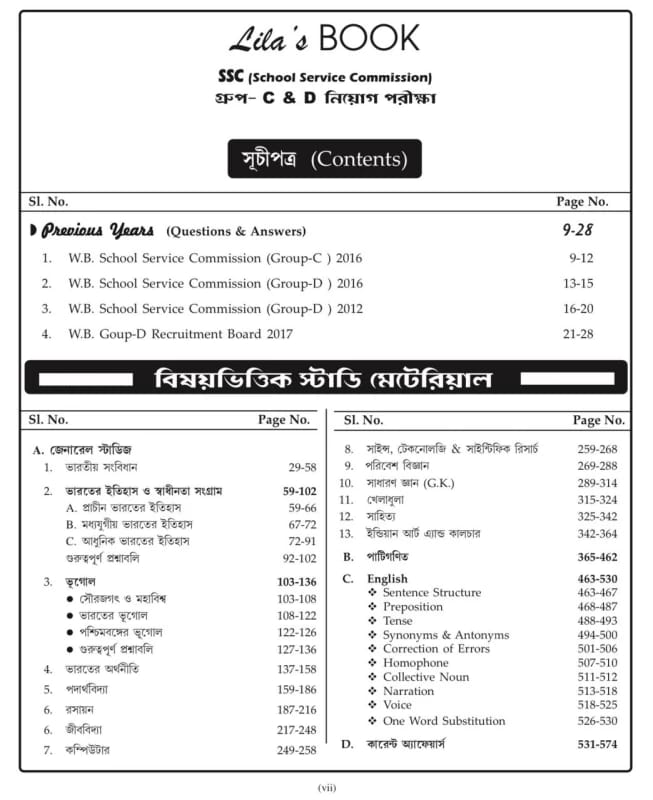 SSC Group C & D Guide Book – Bright Academy | 7000+ MCQs, Previous Year Questions with Answer Image 3