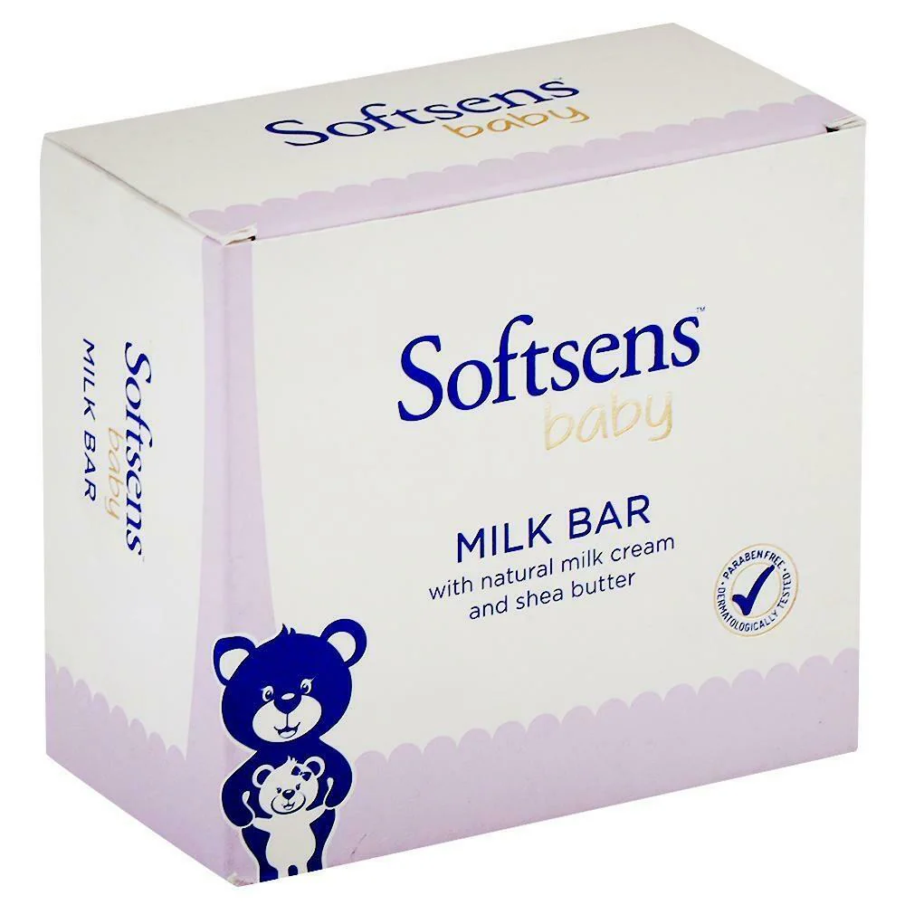 Softsens Baby Milk Bar Soap 100 g (Pack of 3) Image 3