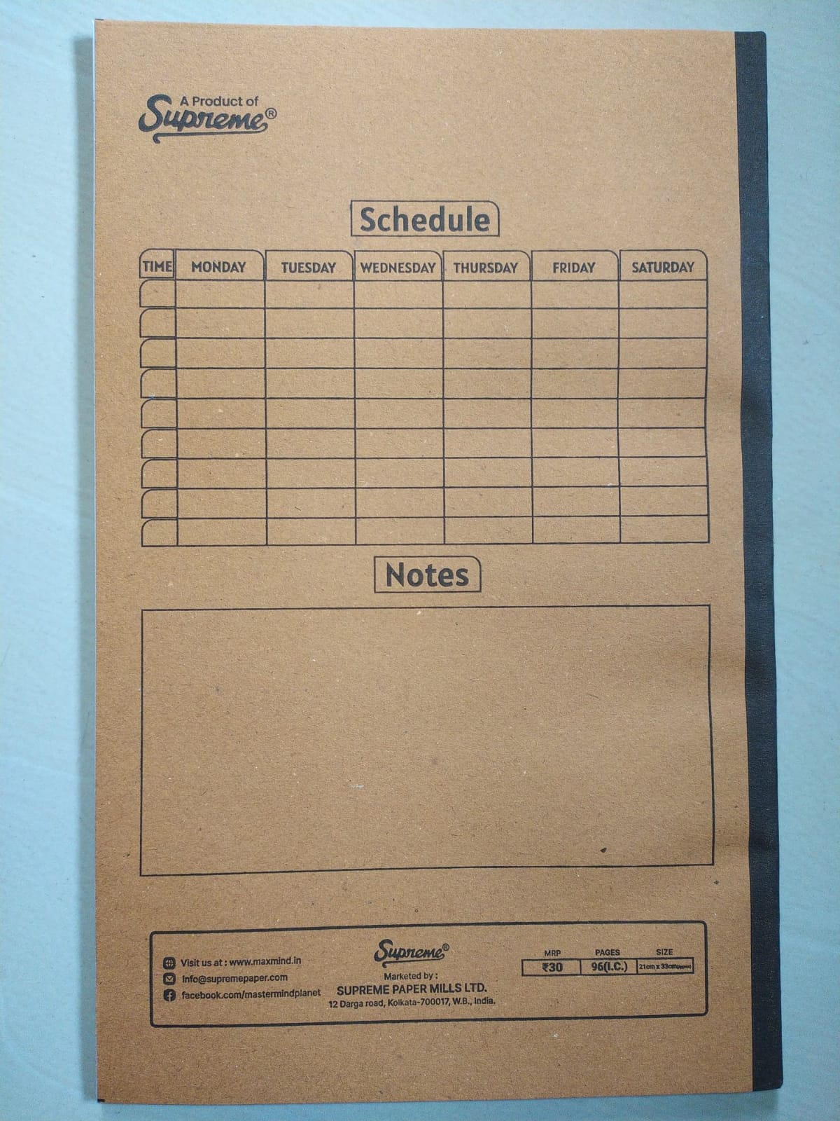 Maxmind Green Kraft Cover Notebook Pack of 9 Image 2